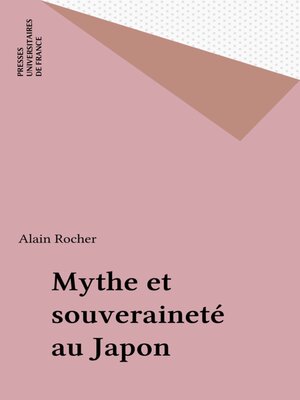 cover image of Mythe et souveraineté au Japon